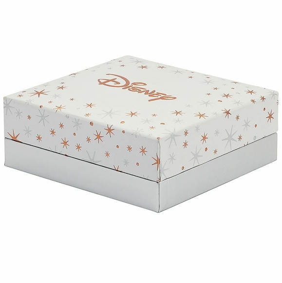 Disney's Minnie Mouse Crystal Head Necklace Silver Rose Gold Crystal Womens NWT - Picture 4 of 10